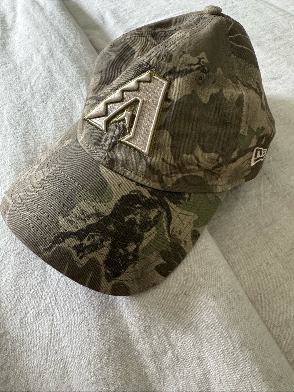 New Era Camo Baseball Cap with Raised 'A' Patch Arizona Diamondbacks